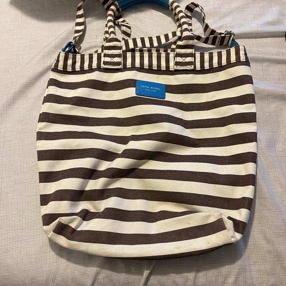 Henri Bendel beach bag.